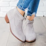 Women Low Heel Ankle Booties Comfort Plus Size