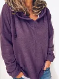 Solid Casual Cotton-Blend Shirts & Tops