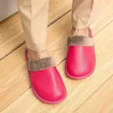 Women Snow Fur Warm Home Slippers Loafers Casual Shoes