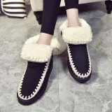 Women Snow Booties Casual Slip On Plus Size Warm Shoes