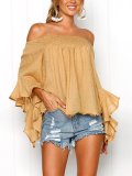 O-Neck Casual Shirts & Blouses