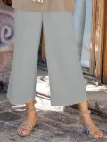 Casual Plain Pants