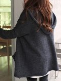 Knitted Casual Pockets Cardigan
