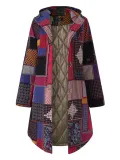Casual Pockets Coats With Hoodie