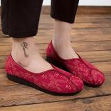 Women Fabric Flats Plus Size Casual Comfort Slip On Shoes