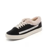 Women Casual Flocking Sneakers Athletic Shoes Artificial Suede Booties