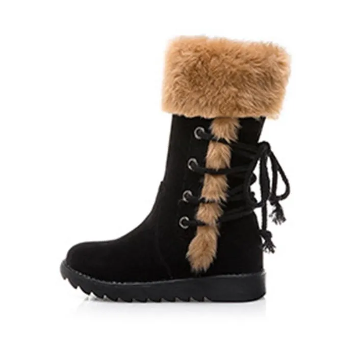 Women Snow Booties Casual Comfort Warm Shoes