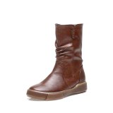 Women's Boots Round Toe Black Casual Boots