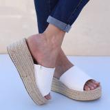 Slip On Espadrille Wedges