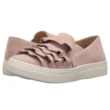 Gray Daily Flat Heel Artificial Suede All Season Ruffles Loafer