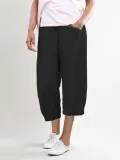 Summer Pockets Shift Casual Capri Pants