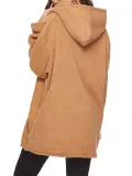 Plain Pockets Turtleneck Winter Oversized Hoodies