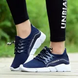 Women Mesh Fabric Sneakers Casual Comfort Lace Up Shoes