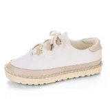 Women Flocking Sneakers Casual Comfort Lace Up Shoes