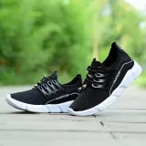 Women Mesh Fabric Sneakers Casual Comfort Lace Up Shoes