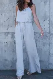 Sexy Spaghetti Strap Wide Leg Jumpsuit