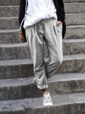 Solid Cotton-Blend Pants