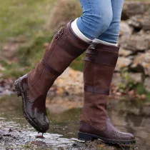 Low Heel Belt Buckle Riding Boots Plus Size Split Joint Boots