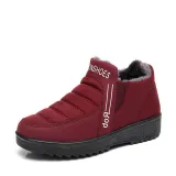 Fleece-lined Slip-On Ankle Women Boots