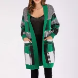 Knitted Long Sleeve Matching Slim Cardigan