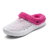 Women Closed Toe Warm Plus Size Slippers Casual Shoes