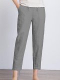Plain Casual Pants