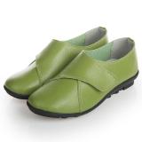 Women PU Loafers Casual Comfort Magic Tape Shoes