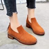 Women Ankle Booties Zipper Casual Shoes