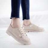 Women Spring/Fall Lace-up Daily PU Loafers