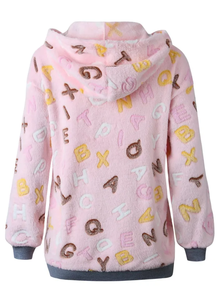 Fleece Sherpa Coat Fuzzy Cashmere Wool Teddy Bear Hoodies