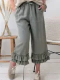 Ruched Casual Pants