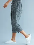 Women Striped Casual Pants