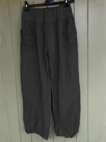 Plus Size Casual Pockets Pants