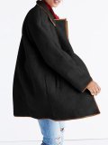 Solid Wool Blend Outdoor Coats