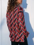 Geometric Printed Long Sleeve Shirt