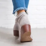 Women Low Heel Ankle Booties Comfort Plus Size
