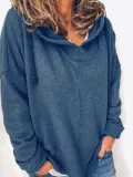 Solid Casual Cotton-Blend Shirts & Tops
