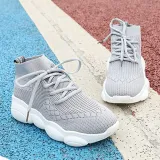 Elastic Cloth All Season Platform Sneaker