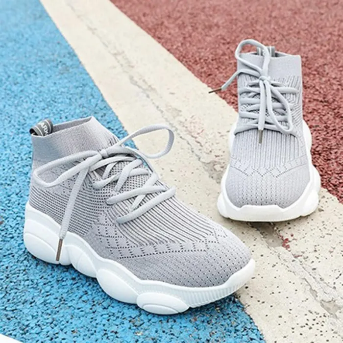 Elastic Cloth All Season Platform Sneaker