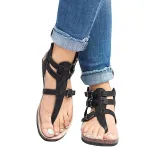 Ankle Strap Buckle Flip Flop Gladiator Thong Flat Sandals