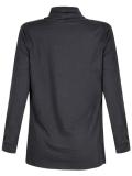 Draped Long Sleeve Casual Shirt