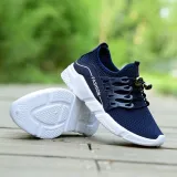 Women Mesh Fabric Sneakers Casual Comfort Lace Up Shoes