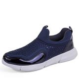 Women Mesh Fabric Athletic Shoes Slip-on Sneakers