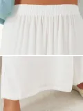 Plus Size Women Plain Casual Pants