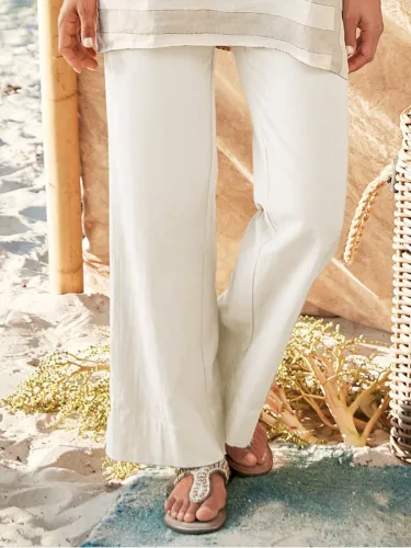 Plain Casual Pants