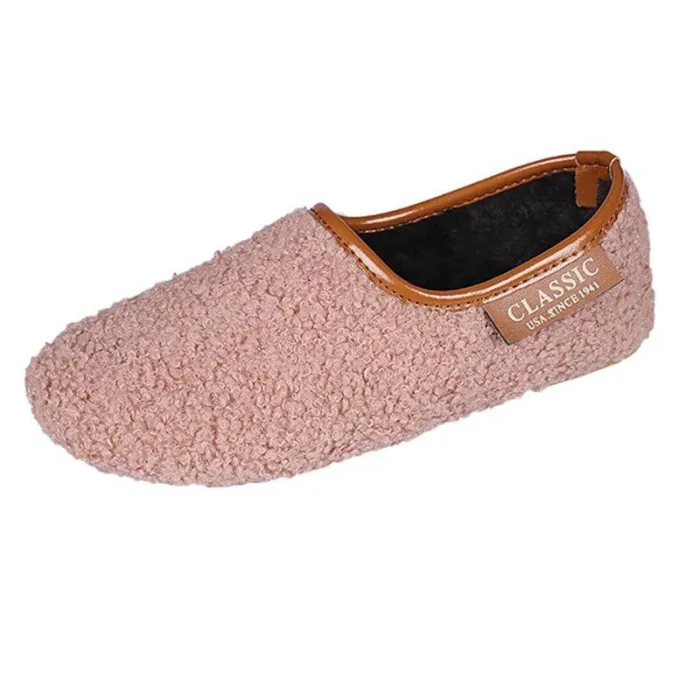 Women's Soft Round Toe Flat Casual Pregnant Winter Plus Size Shoes