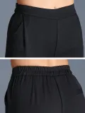 Plus Size Women Plain Casual Pants