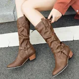 Women Vintage Booties Casual Plus Size Shoes