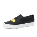 Women PU Loafers Casual Comfort Slip On Shoes