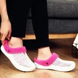 Women Closed Toe Warm Plus Size Slippers Casual Shoes